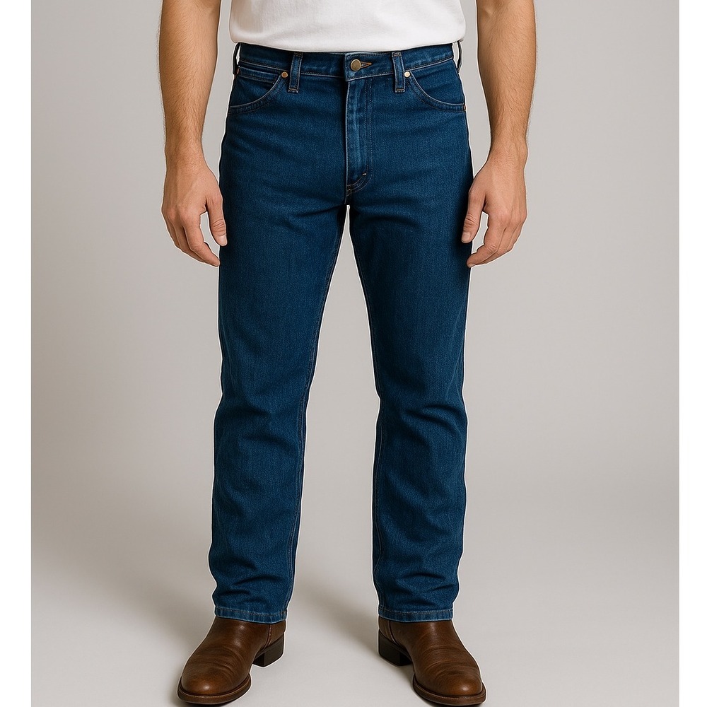 Wrangler 936DEN Cowboy Cut Jeans 29x31 Slim Fit Denim USA Fabric Vintage Rodeo‎